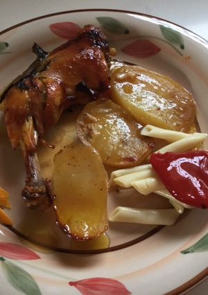 Foto principal de Pollo a la cerveza con naranja