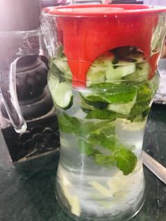 A picture of Detox water.