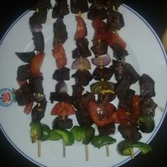 Mshikaki(Skewers)-Liver A picture of Mshikaki(Skewers)-Liver.