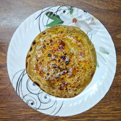 A picture of Cheeni (Sugar) ka paratha.