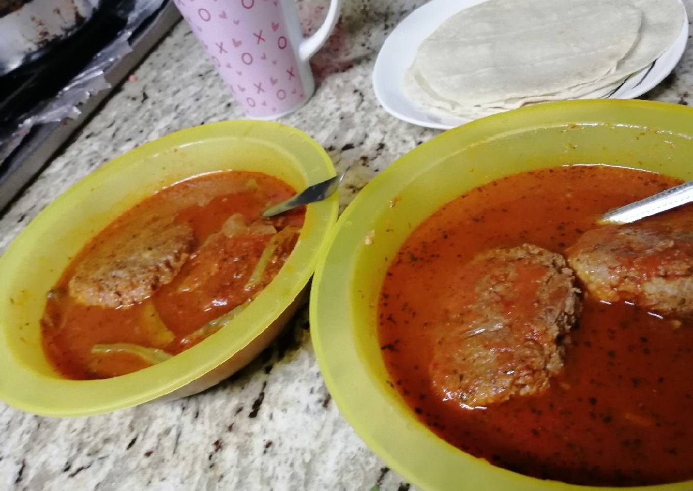 Tortitas de camarón con nopales en caldillo 🦐✨