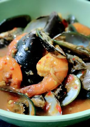 Foto resep Kerang hijau saus padang pedes
