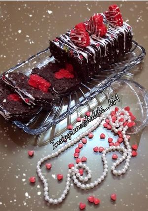 عکسی از دستور کیک سوپرایز هدیه بانو