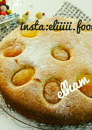 عکسی از دستور کیک زردآلو💖