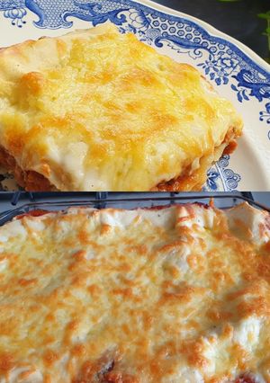 A picture of Lasagna my boys love.