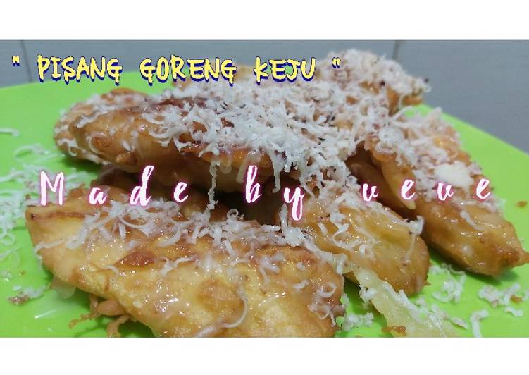 Pisang goreng keju