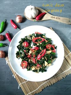 Foto resep Tumis daun singkong