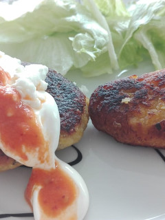 Una foto de Tortitas de plátano rellenas