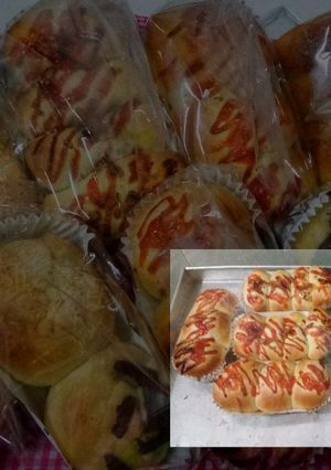 Foto resep Roti isi Bakso sapi dan isi Tuna. Dengan resep roti Killer Soft Bread