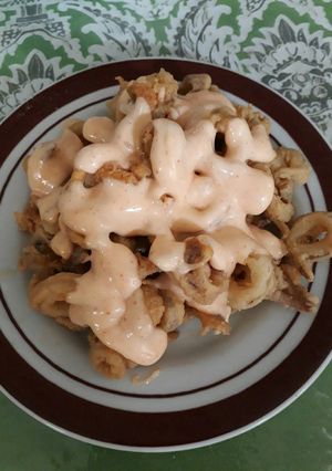 Foto resep Cumi gr tepung saos mayonise😘