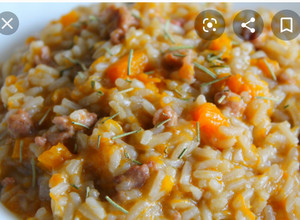 Foto di Risotto zucca e salsiccia con il bimby