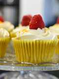 Cupcakes de naranja y crema catalana