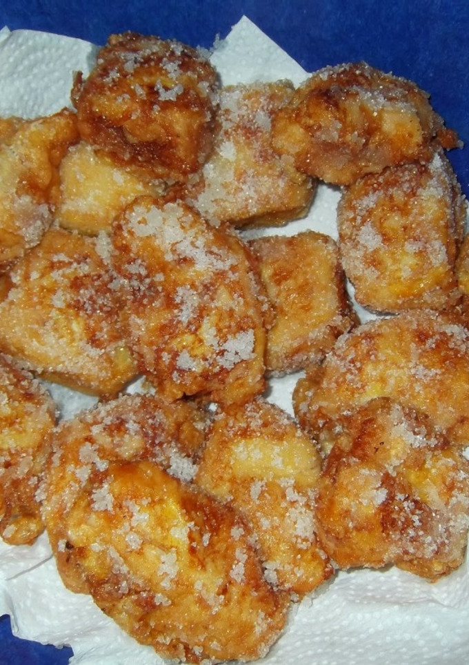 Una foto de Leche frita de turrón