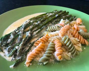 Fresh, Serving Recipe Parmesan and Mozzarella Creamed Asparagus Most Delicious