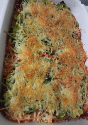 Une photo de Gratin de boulgour a la provençale