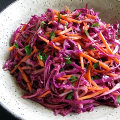 A picture of Mexican Inspired Red Cabbage Salad.