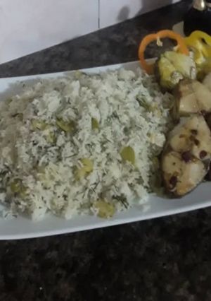 عکسی از دستور باقالی پلو با ماهی