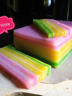 Foto resep Kue lapis rainbow