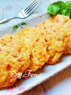 杏鮑菇豆腐漢堡排 的食譜成品照片