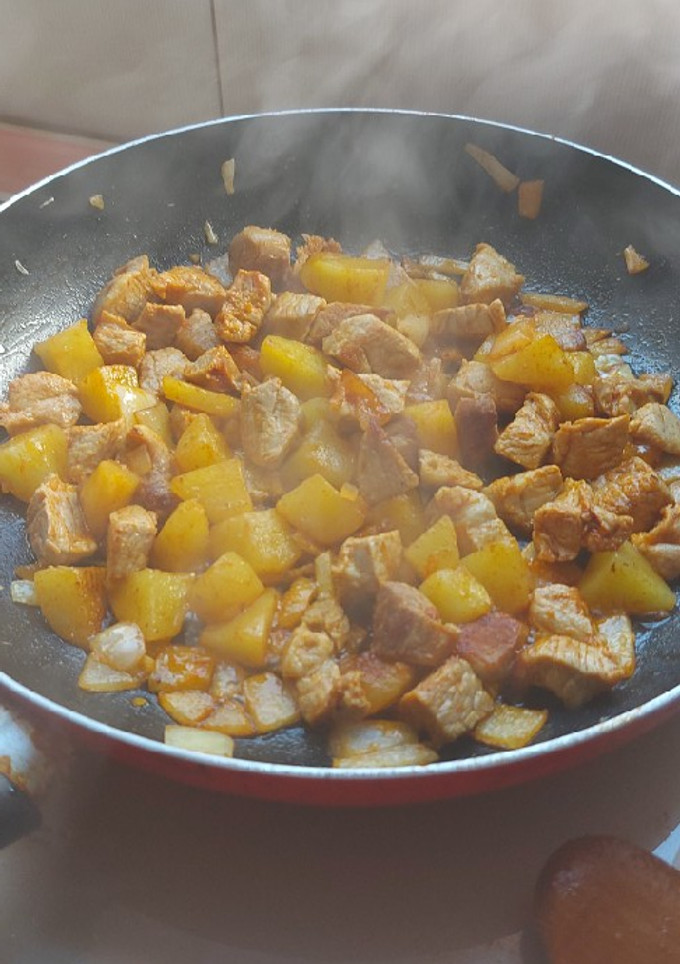 Una foto de Patatas pimentonas