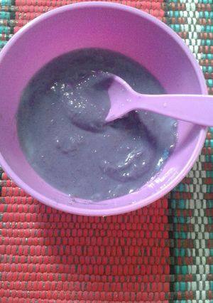 Foto resep Mpasi pure ubi ungu