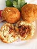 Bolas de arroz rellenas