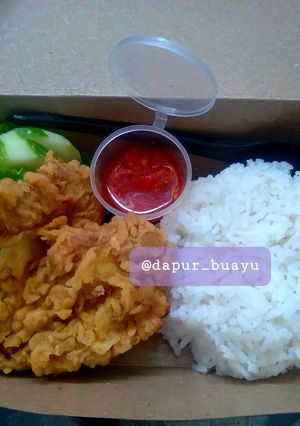 Foto resep Ayam krispi bumbu instan ayam goreng