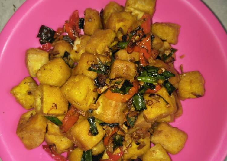 Tahu cabai garam