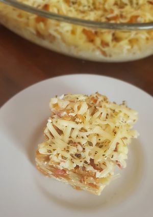Foto resep Macaroni Schotel (Makaroni Skutel) Kukus