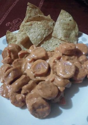 Una foto de Salchichas enchipotladas🍴