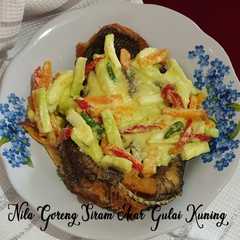 A picture of 197. Nila Goreng Siram Acar Gulai Kuning.
