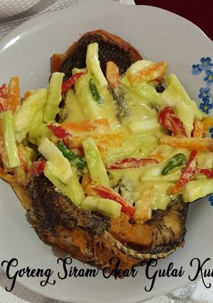 Foto resep 197. Nila Goreng Siram Acar Gulai Kuning