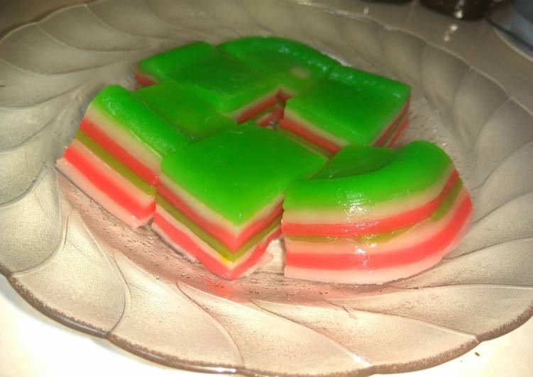 Lapis tepung beras sederhana #5resepterbaruku