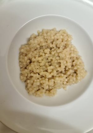 A picture of Pearl couscous.