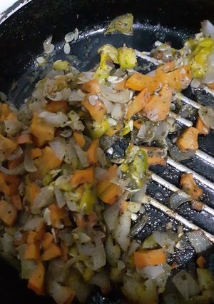 Una foto de Salteado de vegetales