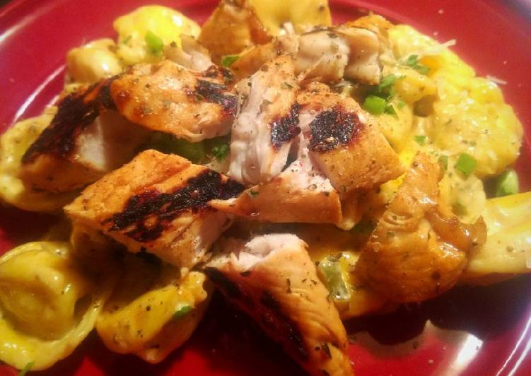 Recipe of Super Quick Homemade Jerk Chicken Alfredo