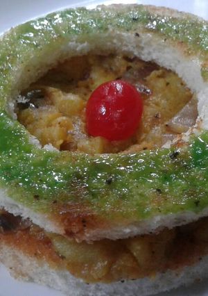 A picture of Veg disc sandwich.