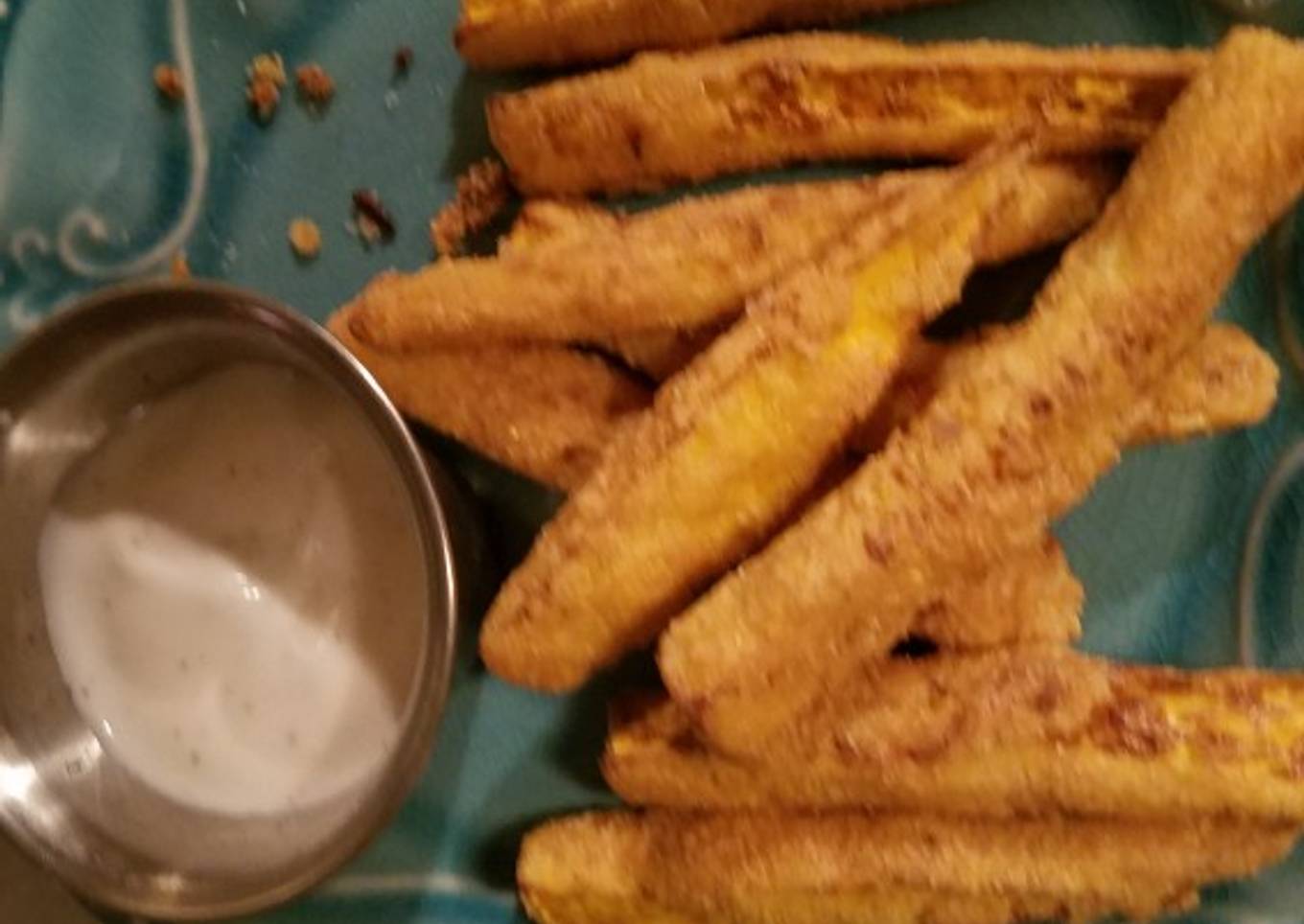 Fry squash