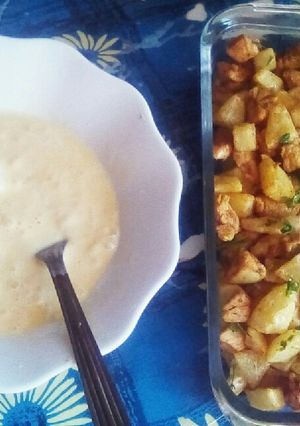 صورة لوصفة غراتان بطاطا بالكريم فريش