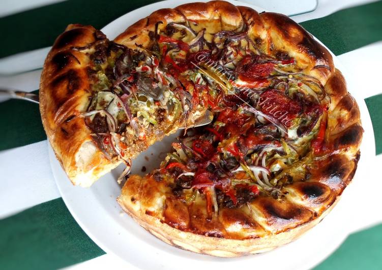 Twisted Russian pizza