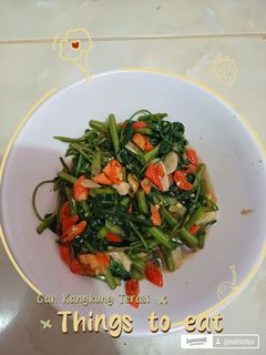 Foto resep Cah Kangkung Terasi / Tumis Kangkung Simpel / Kale
