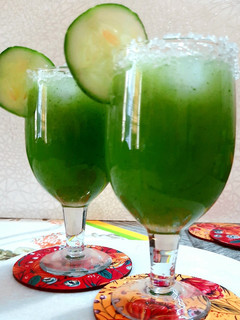A picture of Cucumber mint cooler.