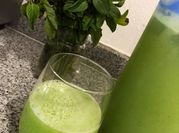 Una foto de limonada stevia