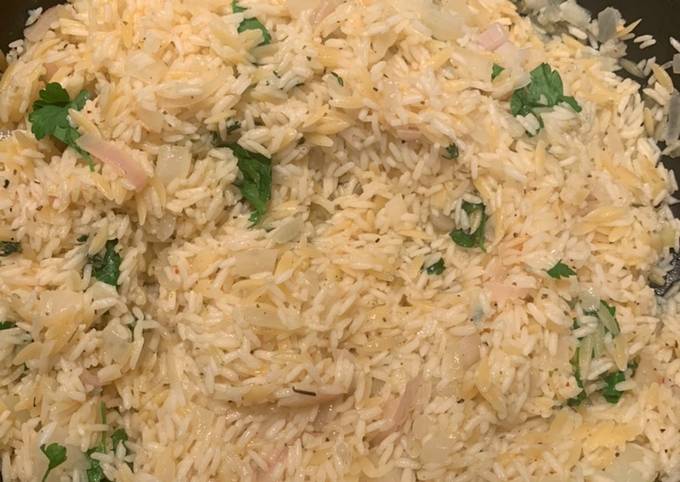 Easiest Way to Prepare Homemade Lemon Orzo/ Mediterranean Rice