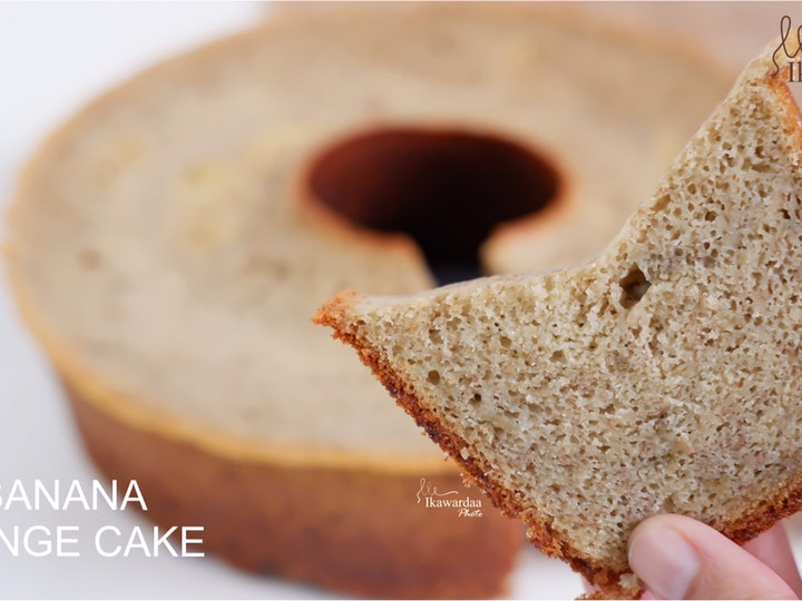 Resep Banana Sponge Cake yang Enak Banget