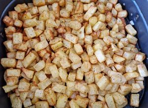 Une photo de Pomme de terre rissolées à l'airfryer