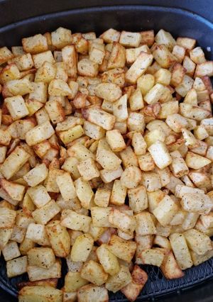Une photo de Pomme de terre rissolées à l'airfryer
