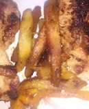 Fajitas de Pollo con Tiras de Chile Morrón y Piña