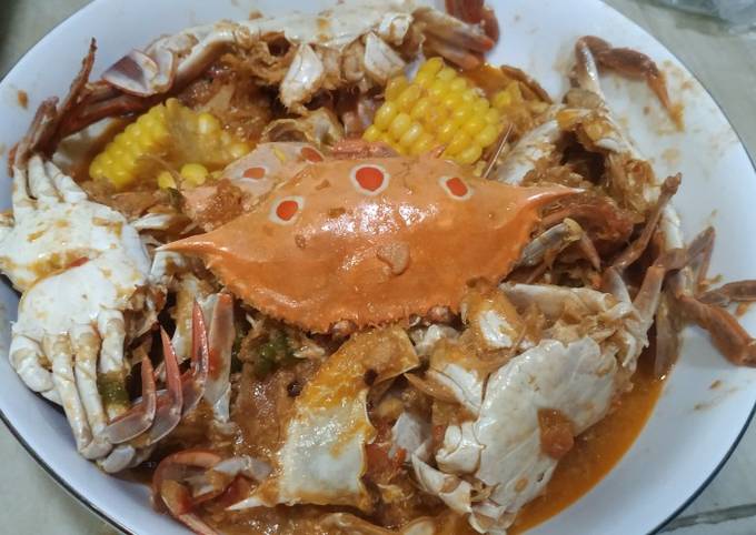 Kepiting saos padang untuk pemula