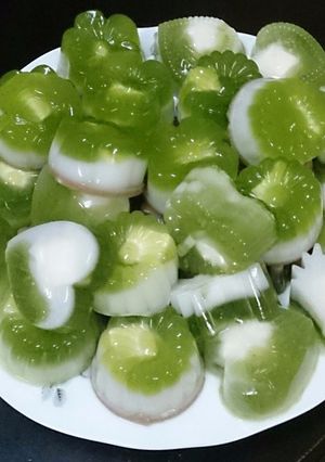 Hình của món Rau câu dẻo phô mai.